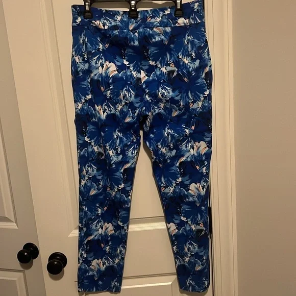 Peck & Peck Vibrant Blue White & Pink Patterned Fabric size 16 Gender reveal - Picture 6 of 7